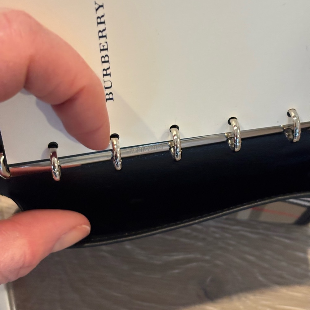 New Burberry Novacheck Black Wallet/Planner - Picture 11 of 11